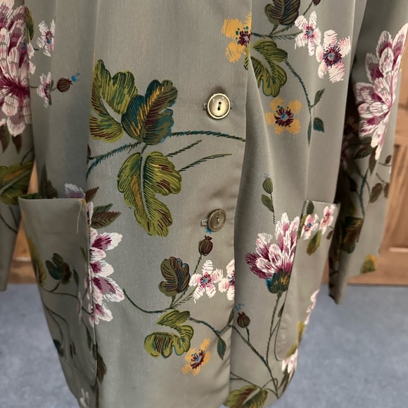 Bedford fair lifestyles long button up jacket womens vintage 12 - Picture 2 of 5